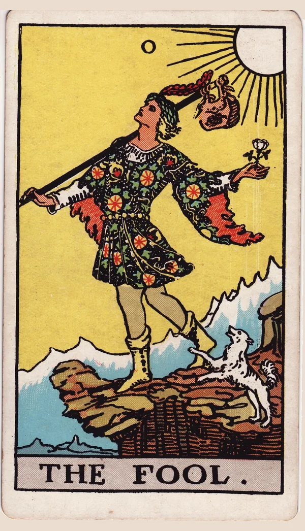광대 (The Fool) 타로 카드 이미지