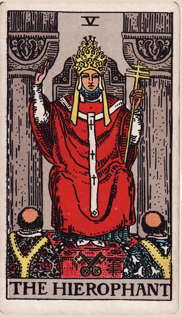 교황 (The Hierophant) 타로 카드 이미지